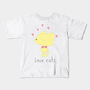 love cat, cats lovers Kids T-Shirt